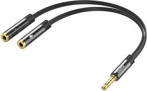 lot 14679 image: KINGTOP Headphone Mic Splitter 3.5mm, Mic Audio Splitter, Headset Splitter Cable for Gaming Headset with Separate Audio Microphone Jacks (Not for Dual Audio Headphones)