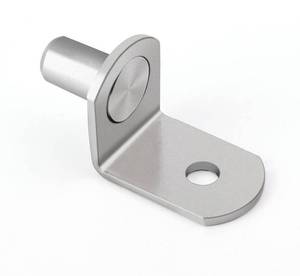 lot 14684 image: 14 Inch Shelf Pegs,40Pcs Bracket Support Pins L-Shaped Holders for Cabinets,Shelves ,Wodrob,Nickel Plated