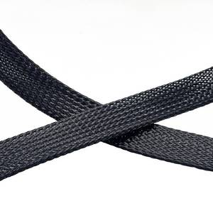 lot 14685 image: PET Expandable Braided Sleeving 25Ft-14 inch Wire Loom, Aibole Braided Cable Sleeve Wire Wrap,Black