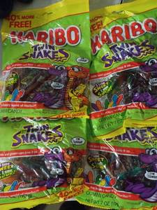 lot 2 image: 4 large bags of Haribo gummy candy see pics