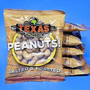 lot 5 image: 4 bags of Texas Roadhouse peaunts
