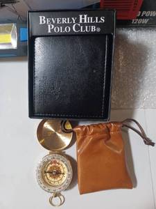 lot 10 image: New Polo wallet with new TO MY SON COMPASS.