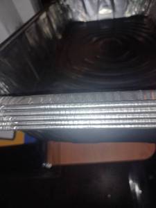 lot 20 image: 5 aluminum cooking baking pans 21 by 13 by 3 deep size for all cooking needs. 5 pack walmart 23.95