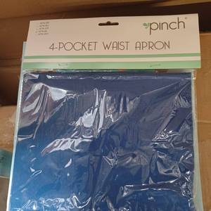 lot 93 image: New 4 pocket waist apron blue