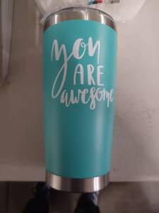 lot 95 image: 20 oz stainless cup Great gift idea