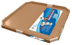 lot 61610 image: OUT Dog Pad Holder  Portable Tray for Pet Training and Puppy Pads  Protection Against Pad Leakage, Bunching, and Shredding  Fits Pads 21 x 21 Inches or Larger,Brown