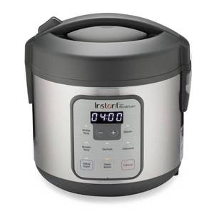 lot 61667 image: Instant Pot Zest 8 Cup One Touch Rice Cooker, From the Makers of Instant Pot, Steamer, Cooks Rice, Grains, Quinoa and Oatmeal, 8-cup cooked4-cup uncooked, No Pressure Cooking Functionality