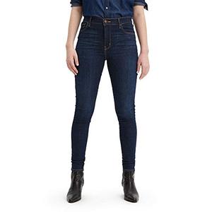 lot 61690 image: Levis Womens 720 High Rise Super Skinny Jeans Pants, -indigo daze, 33 (US 16) R