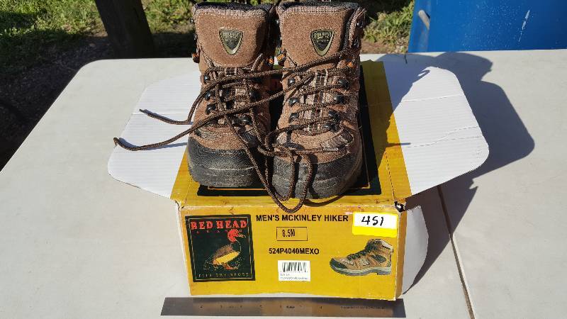 lot 451 image: Red Head Boots Size 8.5