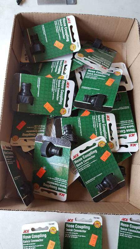 lot 529 image: 31 Ace Quick Coupling Garden Hose Connectors