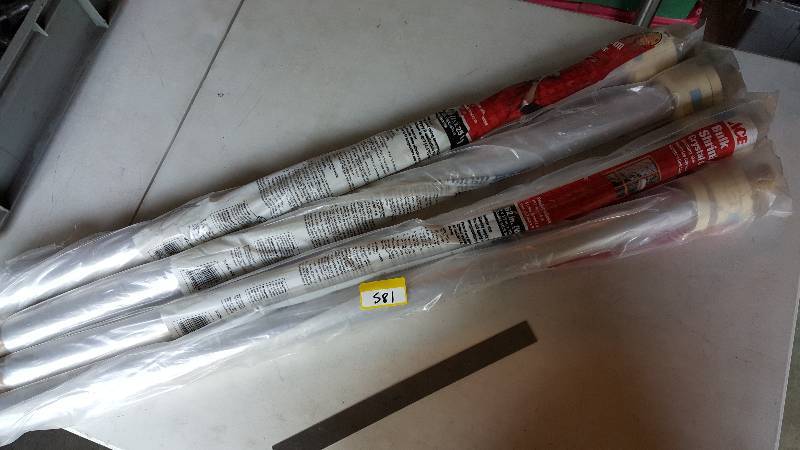 lot 581 image: 4 Rolls of Window Shrink Wrap Kits
