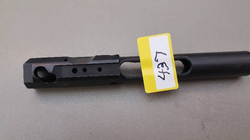 lot 437 image: AR-10 .308 Caliber Stripped Bolt Carrier Black