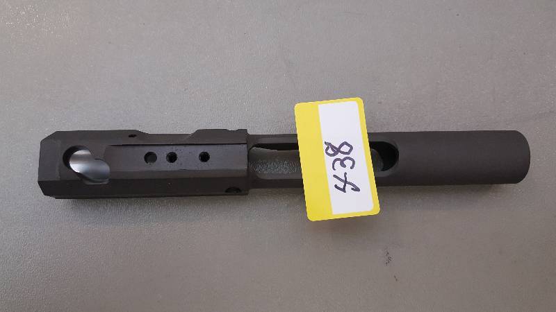 lot 438 image: AR-10 .308 Caliber Stripped Bolt Carrier Parkerized and Chrome Lined