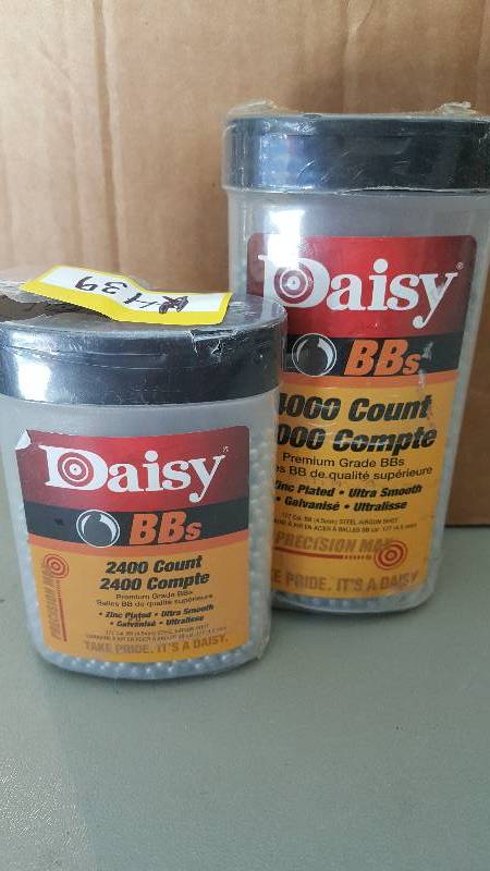 lot 439 image: Lot of 2 Daisy BBs 4000 Pk and 2400 Pk