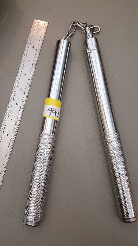 lot 441 image: Aluminum Nun Chucks21 Baton