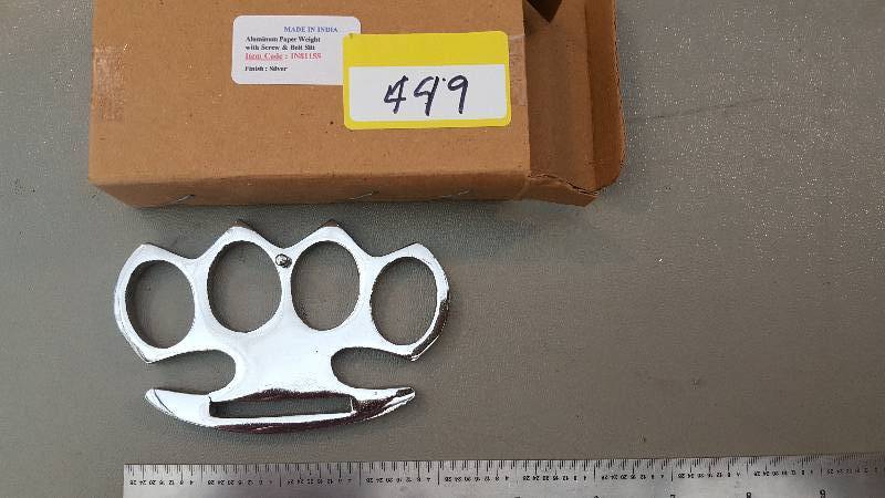 lot 449 image: Belt BucklePaper Weight