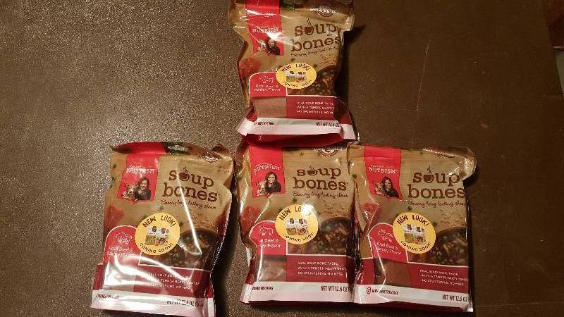 lot 599 image: 4 Packs of Rachael Ray Nutrish Soup Bones For Dogs