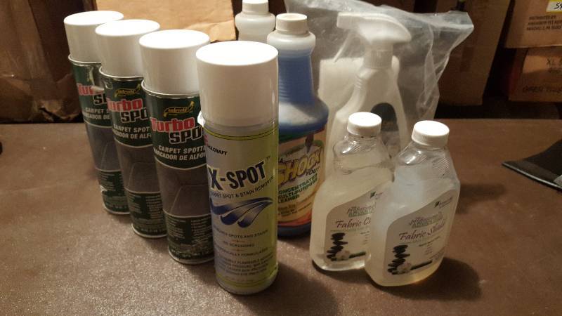 lot 608 image: Lot of Carpet and Upholstery Cleaners
