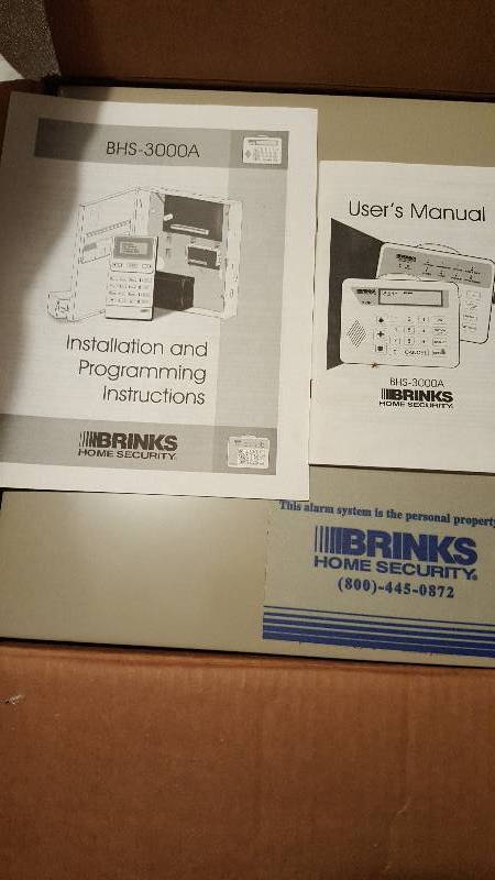 lot 607 image: Brinks BHS-3000A Security System Box