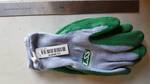 12 Pair of Cloth With Rubber Palm Gloves Size Large
