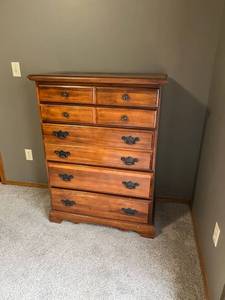 lot 2015 image: 5 drawer chest 45 x 34 x 18