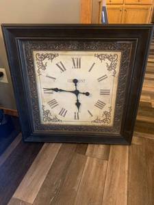 lot 2203 image: Glenmont wall clock. 30 x 30