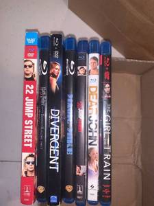 lot 2238 image: DVDS. Blue ray