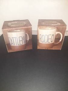 lot 2282 image: Cowboy living mugs.