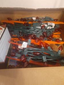 lot 2284 image: Christmas lights. Outdoor red lights