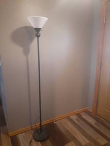 lot 2298 image: Floor lamp. Approximately 68 inches tall