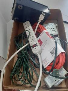 lot 3106 image: Electrical boxes, and cords