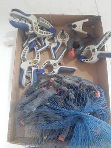 lot 3114 image: Kobalt clamps and more
