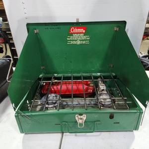 lot 3408 image: Coleman camp stove