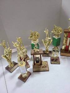 lot 3712 image: Ten trophies