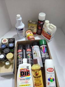 lot 3719 image: Spray paint, wallpaper stripper, tile primer, more