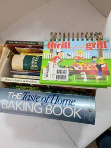 lot 3727 image: Cookbooks including Thrill of the Grill