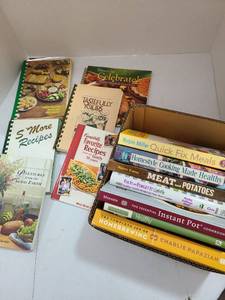 lot 3728 image: Cookbooks including Quick Fix Meals