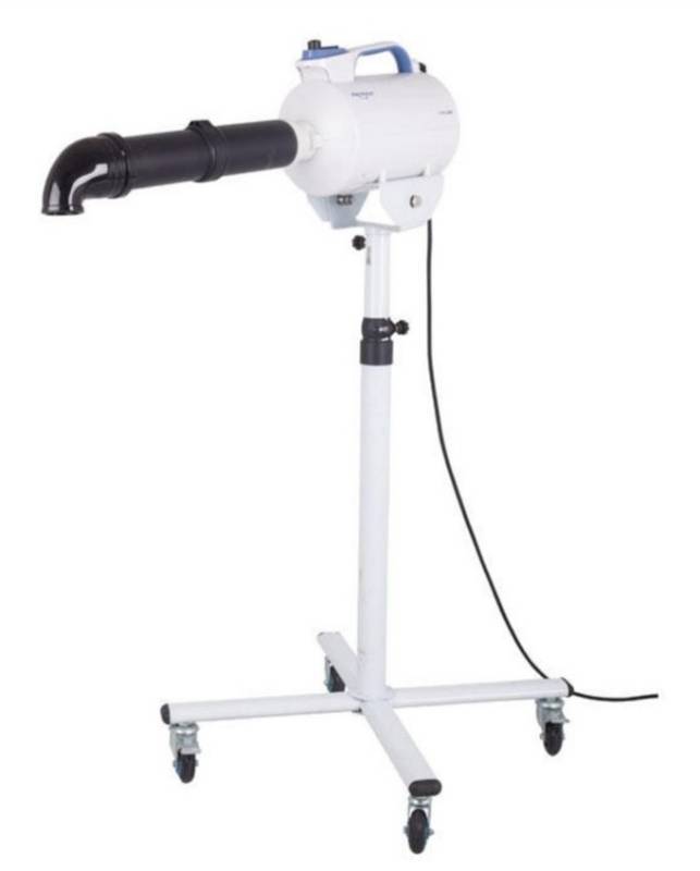 lot 42 image: SHERNBAO DOG GROOMERS STAND AND HARD PIPE KIT FOR DRYERS (DRYER NOT INCLUDED)