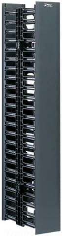 lot 47 image: Panduit Vertical Cable Manager, Black, 45 RU