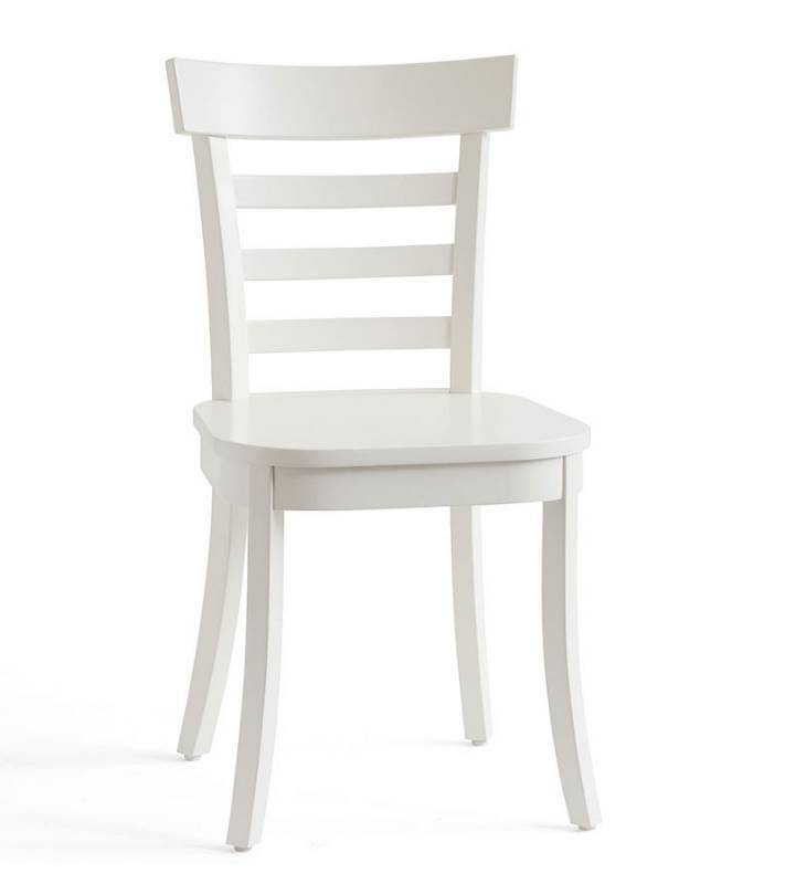 lot 55 image: Liam Dining Chair, Antique Whire