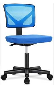 lot 35 image: Home Office Desk Chair, Ergonomic Armless Chair