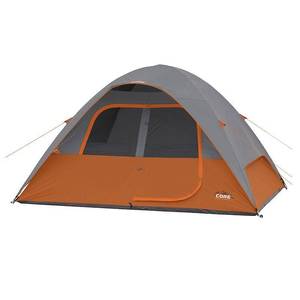 lot 36 image: CORE Equipment 6 Person 11 x 9 Dome Camping Tent