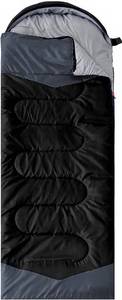 lot 61 image: Oaskys Camping Sleeping Bag - 3 Season Warm & Cool Weather - Summer Spring Fall