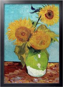 lot 69 image: LaVie Home 19.25x26.75 Picture Frame Black, Puzzles Frame for Wall Decoration