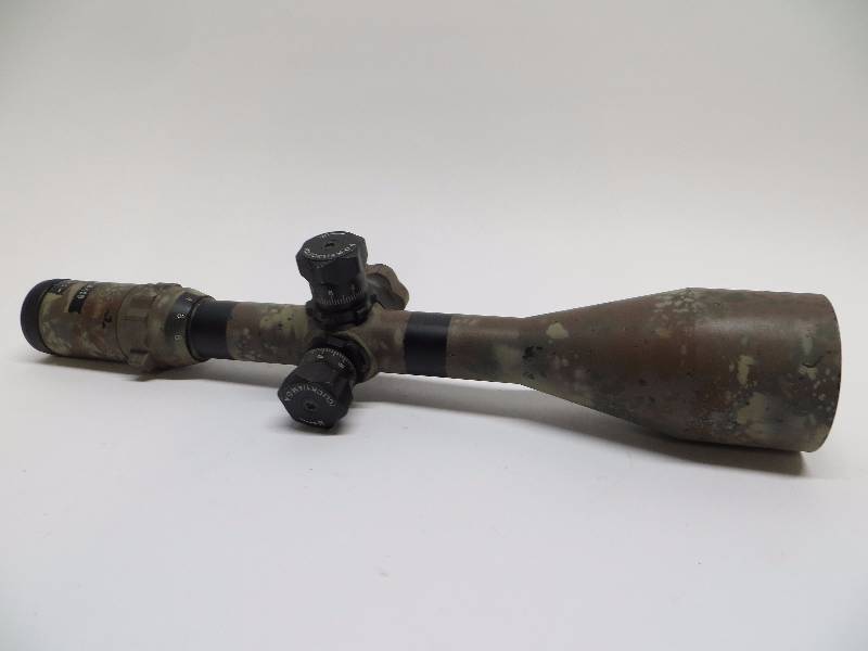 lot 1315 image: Millett Buck Gold New Generation Varmint Target Rifle Scope 30mm Tube 4-16x 56mm Side Focus Plex Reticle Matte