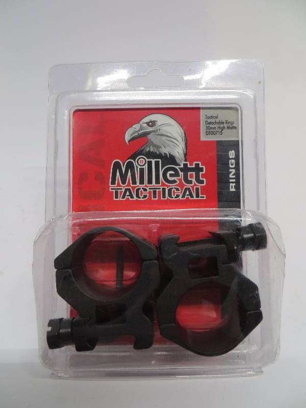 lot 1405 image: Millett detachable rings 30mm high matte DT00715