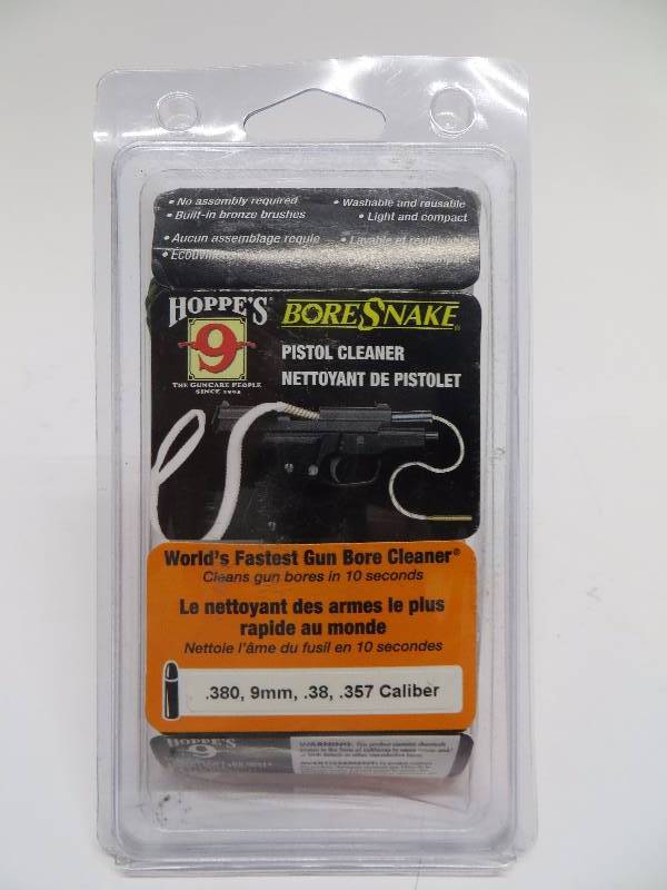 lot 1423 image: Hoppes Bore Snake Bore Cleaner Pistol and Revolver