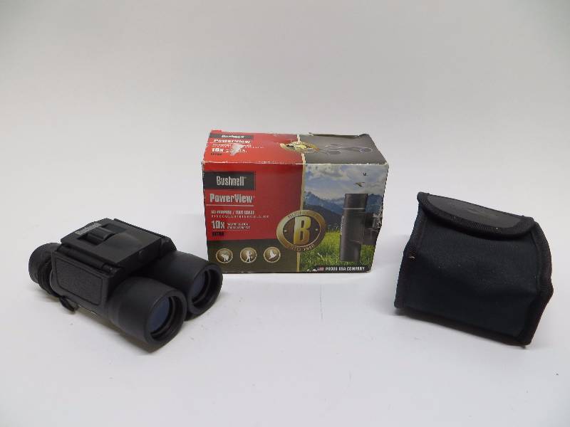 lot 1326 image: Bushnell powerview 10x25 300ft at 1000 yds