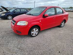 lot 10042 image: 2008 Chevrolet Aveo LS,&nbsp Red