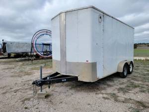 lot 10047 image: 2015 Carry On 7x16ft Enclosed Trailer